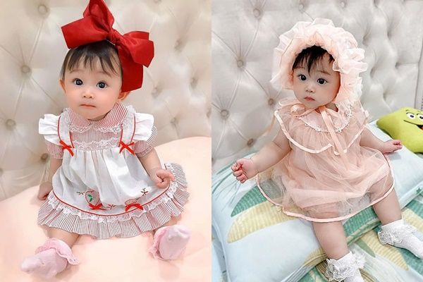 Cô bé được mẹ diện 30 chiếc váy đầm rực rỡ
