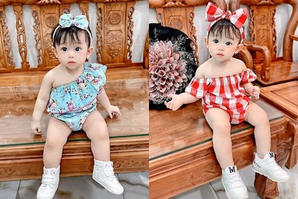 Cô bé được mẹ diện 30 chiếc váy đầm rực rỡ
