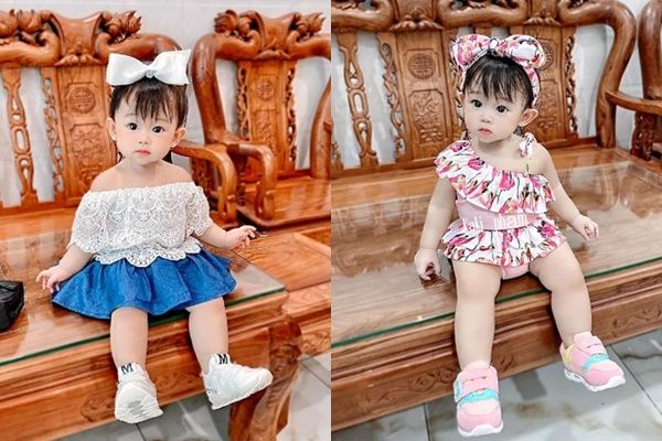 Cô bé được mẹ diện 30 chiếc váy đầm rực rỡ