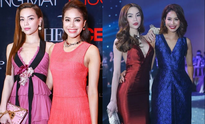 Mỹ nhân Việt đọ sắc chung 1 khung hình: Phạm Hương lép vế trước Hà Hồ
