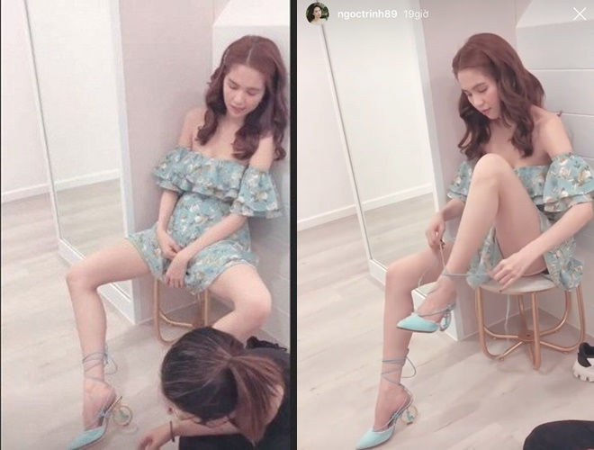 Phong cách sao Việt: Lan Ngọc duyên dáng sắc hồng, Ngọc Trinh lộ nội y
