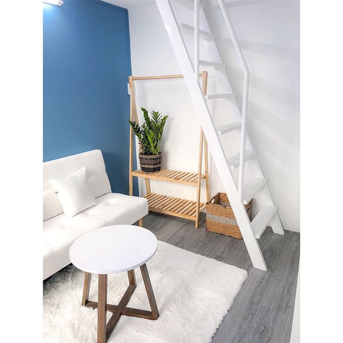 Hô biến ngôi nhà 17m² thành nhà 2 tầng mang phong cách Santorini