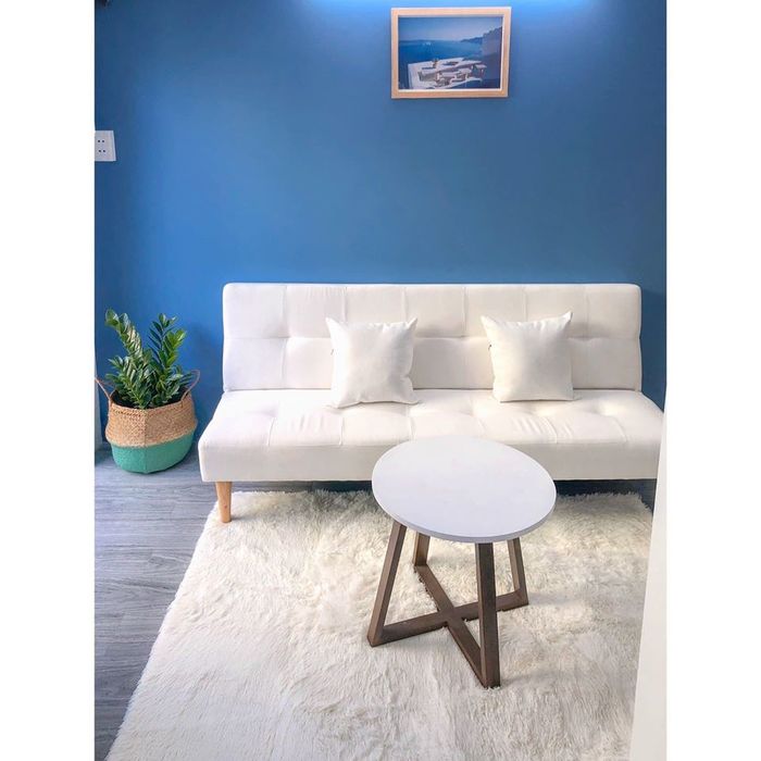 Hô biến ngôi nhà 17m² thành nhà 2 tầng mang phong cách Santorini