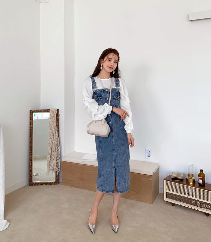 Học Minh Hằng, Lan Ngọc cách diện váy denim “hack tuổi” thần sầu