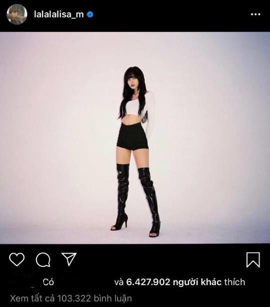 Instagram Lisa cán mốc 33 triệu follower