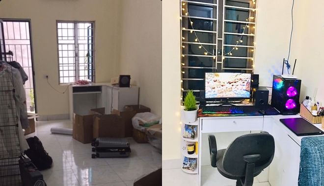 Cô gái F5 phòng trọ siêu xinh với chi phí chưa tới 2 triệu