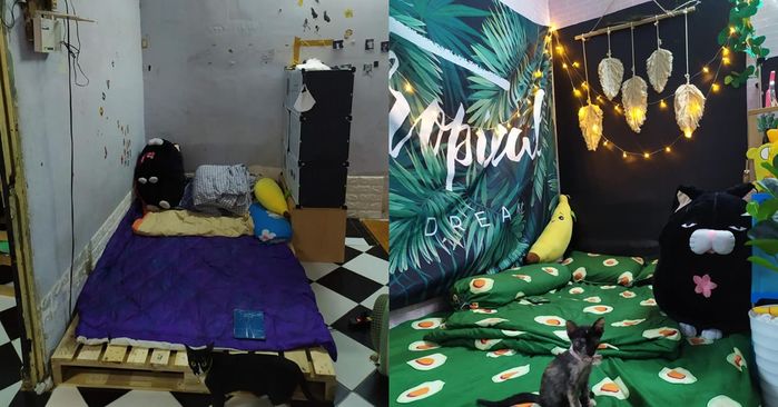 Cô gái F5 phòng trọ xinh lung linh, tự làm đồ trang trí cực khéo