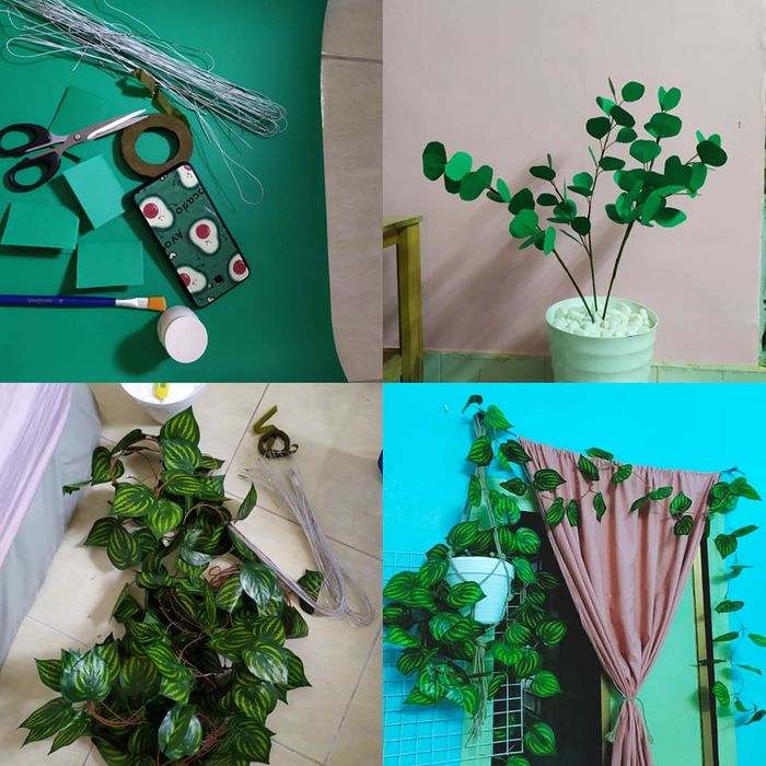 Cô gái F5 phòng trọ xinh lung linh, tự làm đồ trang trí cực khéo