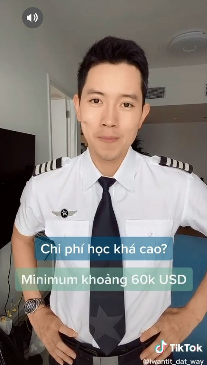 Cơ trưởng Quang Đạt tiết lộ mức lương khủng của nghề phi công