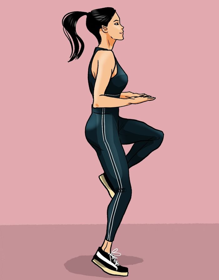 Squat với ghế, nâng đầu gối... những động tác đốt mỡ thừa cực hiệu quả
