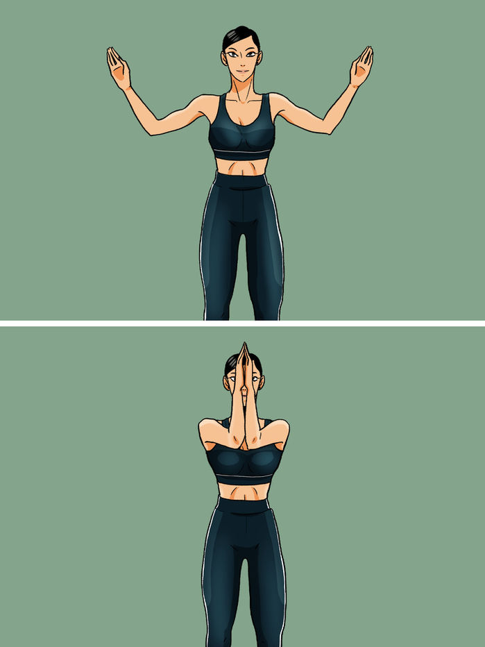 Squat với ghế, nâng đầu gối... những động tác đốt mỡ thừa cực hiệu quả
