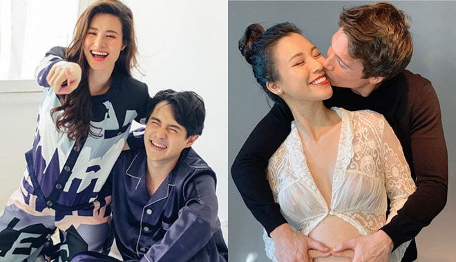 Hội mẹ bầu hot nhất Vbiz: Đông Nhi viên mãn, Hà Hồ vừa đẹp lại giàu