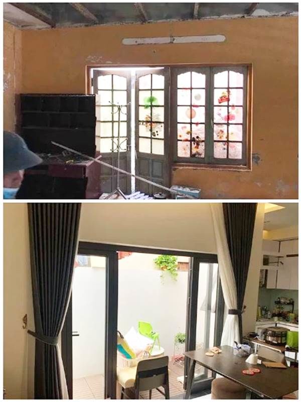 Nhà cấp 4 cũ nát lột xác đẹp như biệt thự nhờ đắp 400 triệu để cải tạo