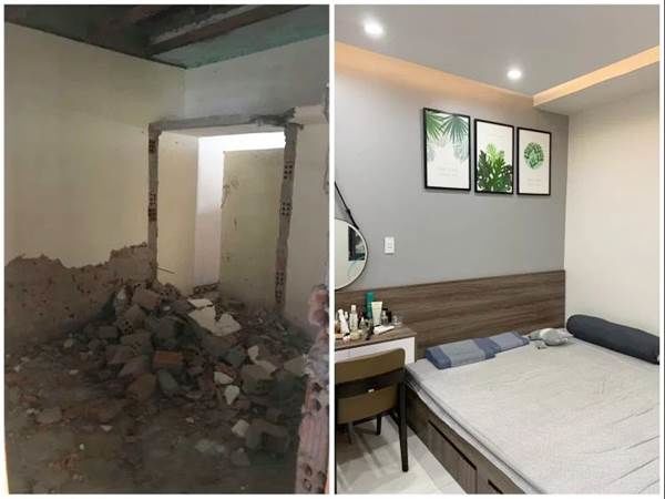 Nhà cấp 4 cũ nát lột xác đẹp như biệt thự nhờ đắp 400 triệu để cải tạo