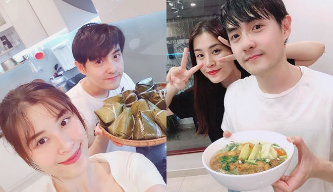 Ông Cao Thắng than thở size mặt tăng đều vì nghén theo Đông Nhi