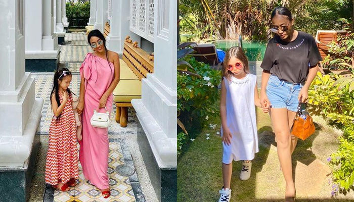 Thời trang đôi đồng điệu của mẹ con nhà sao Việt