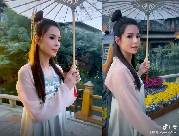 Tiểu Long Nữ Lý Nhược Đồng gây sốt khi diện đồ cổ trang dạo phố