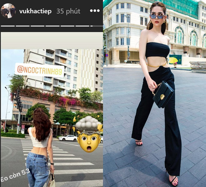 Ảnh sao Việt 19/5: Vân Hugo khoe nhẫn kim cương, Ngọc Trinh eo 53
