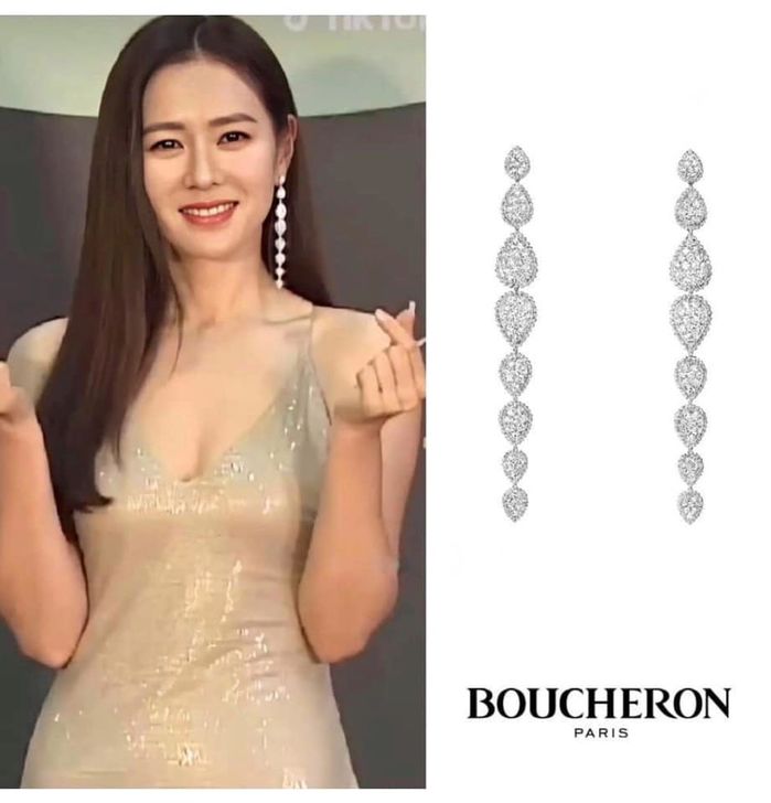 Son Ye Jin gây sốt vì đeo khuyên tai có giá trị bằng cả gia tài