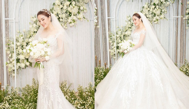 Bảo Thy tung loạt ảnh cưới đẹp mê hồn sau 7 tháng kết hôn