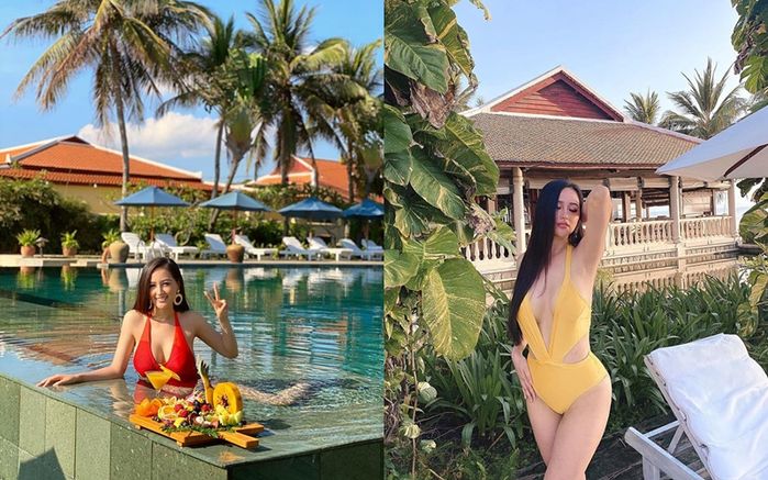 Dàn hậu khoe body nóng bỏng với bikini: Kỳ Duyên bị nghi chỉnh sửa ảnh