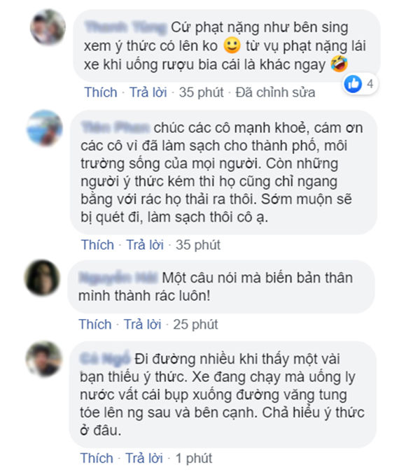 Nhân viên công ích: Quá buồn khi nghe bao biện không xả rác lấy gì làm