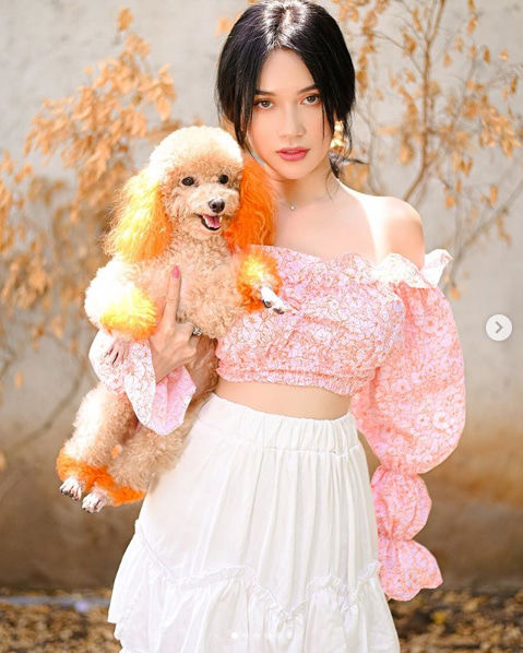 Đinh Ngọc Diệp khoe bụng bầu ở tháng thứ 8, Hari Won tình tứ bên chồng