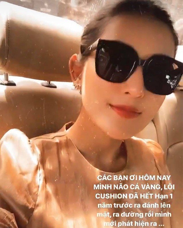 Lỡ xài mỹ phẩm quá hạn tận 1 năm, Á hậu Huyền My khiến fan lo sốt vó