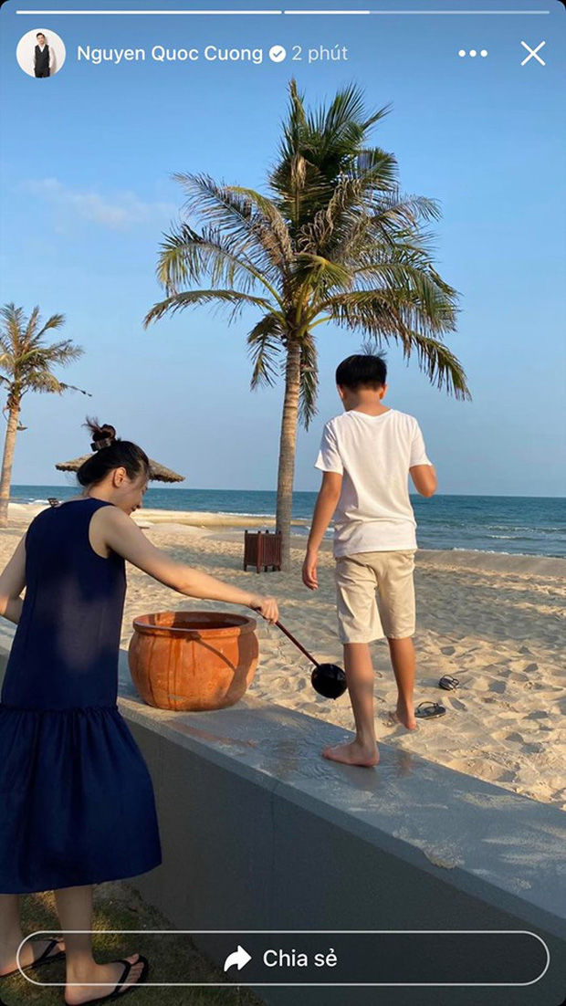 Giới tính con Cường - Trang được hé lộ, còn được đặt sẵn nickname