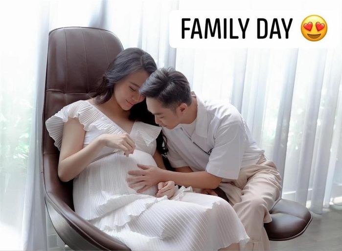 Giới tính con Cường - Trang được hé lộ, còn được đặt sẵn nickname