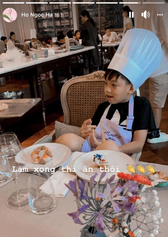 Giữa tin mang song thai, Hà Hồ đặc biệt dành tình cảm cho quý tử Subeo