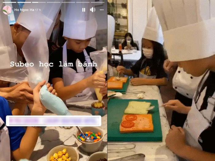 Giữa tin mang song thai, Hà Hồ đặc biệt dành tình cảm cho quý tử Subeo