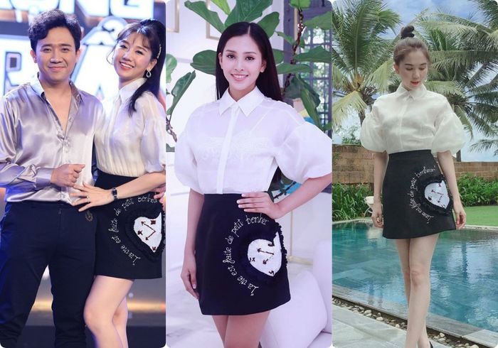 Hari Won đích thị là “Thánh đụng hàng” mới của showbiz Việt