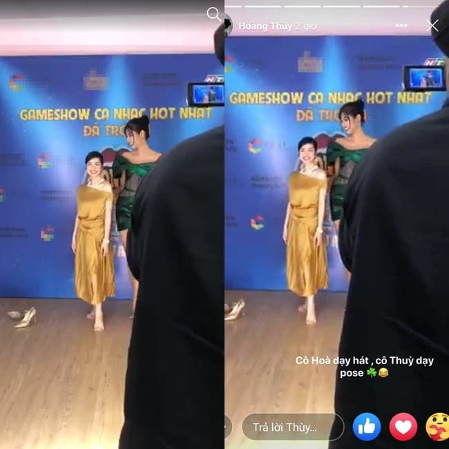 Cười ra nước mắt Hoà Minzy 1m55 vẫn tự tin đọ dáng cùng dàn chân dài