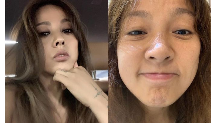 Lầy lội như Lee Hyori: Khoe ảnh make-up lung linh rồi tự bóc mặt mộc