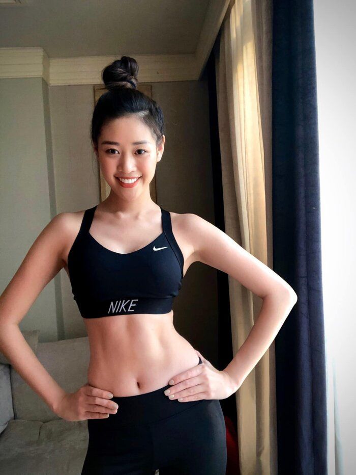 Body Hoa hậu Khánh Vân ngày càng quyến rũ nhờ nhảy zumba