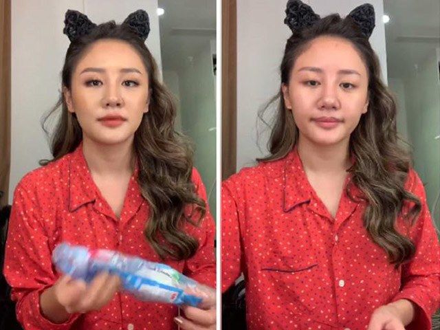 Văn Mai Hương sở hữu làn da căng bóng, mịn màng: Nhờ tẩy trang kỹ