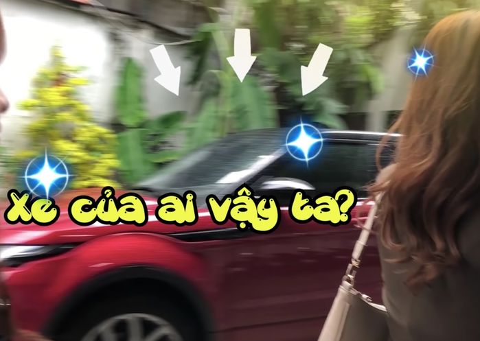 Thiều Bảo Trâm lái xế hộp của Sơn Tùng M-TP đi ghi hình