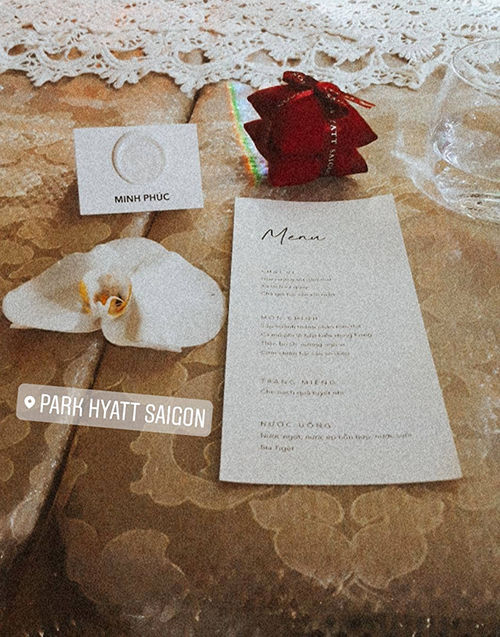 Thực đơn tiệc đính hôn của Công Phượng: khá sang chảnh, Á - Âu kết hợp