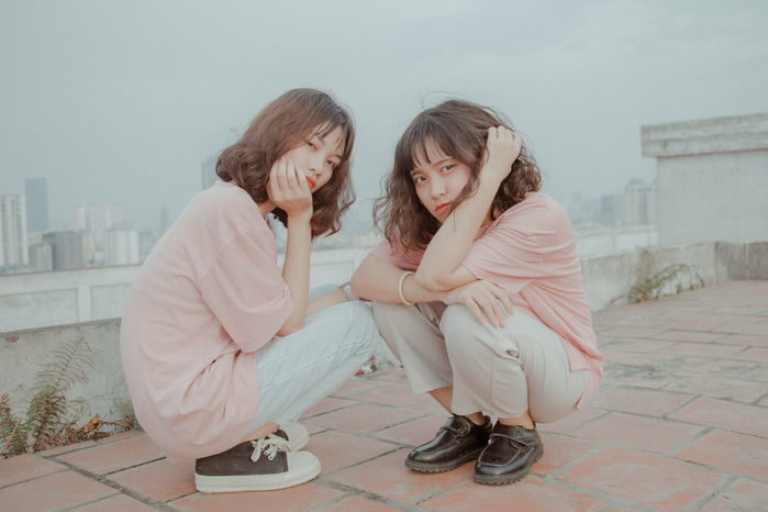 Con gái có lót Thị thường xinh đẹp, nhu mì