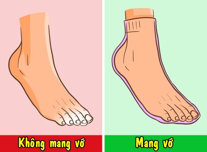 5 lí do bạn nên mang vớ khi ngủ: giúp gót chân nứt nẻ trở nên mịn màng