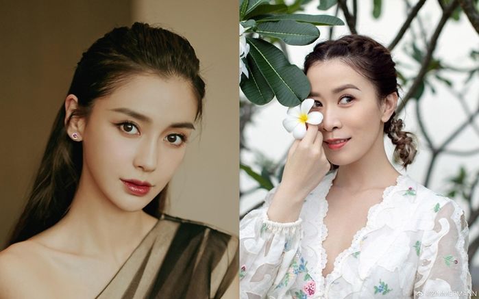 Xa Thi Mạn, Angela Baby đọ sắc ở sân bay: Độ trẻ trung ngang ngửa