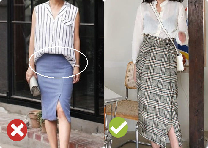 3 kiểu chân váy tố giác vòng eo kém thon: Cẩn thận với chân váy lụa