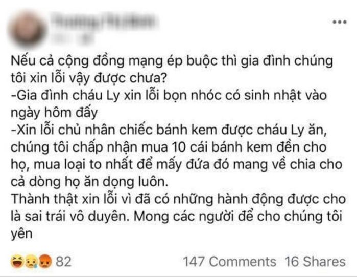 Khoá Facebook, cô gái ăn vụng bánh kem được cho đã chuyển sang đăng IG