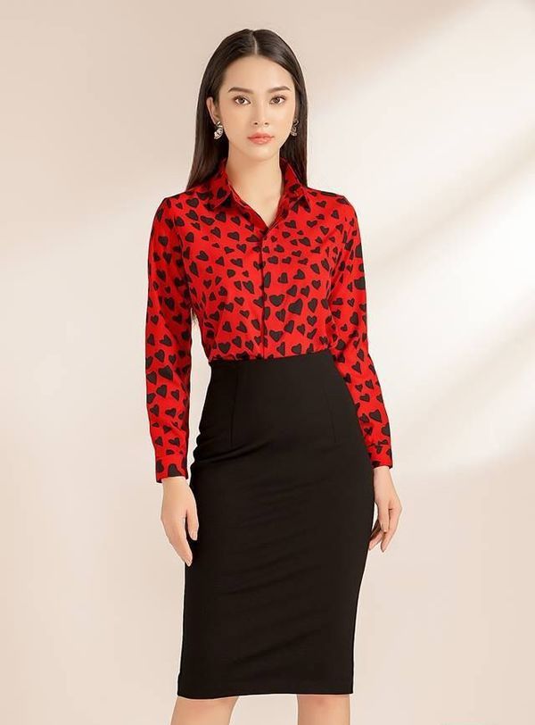 4 kiểu sơ mi nâng tầm style công sở: Tham khảo sơ mi họa tiết hoa