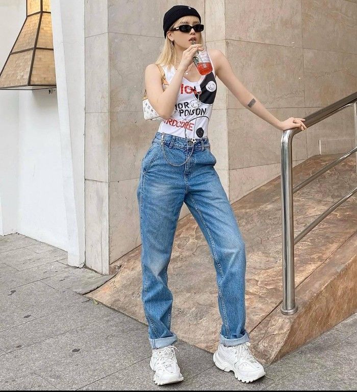 Thiều Bảo Trâm biến hóa đa dạng với quần jeans cực chất