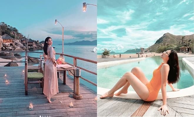 Bảo Thy khoe eo con kiến đáp trả tin bầu bí