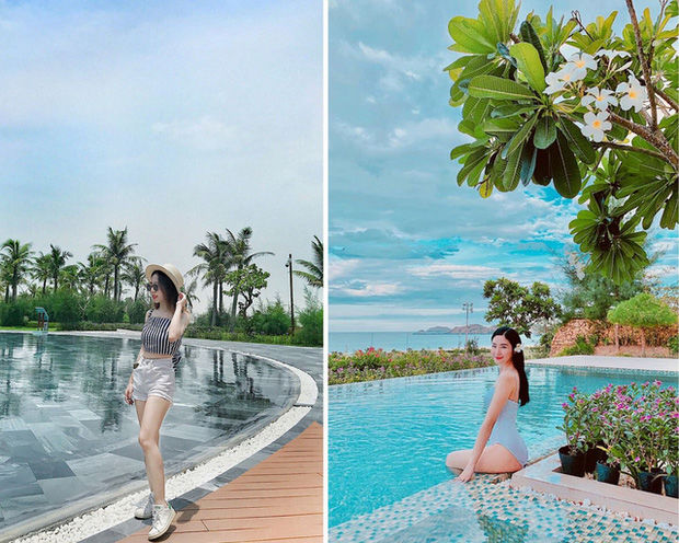 Hè ập tới, checkin hồ bơi sang chảnh với bikini nhỏ xíu