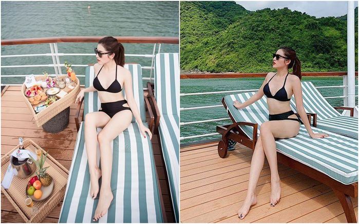 Cao thêm 12cm chỉ sau 3 tháng: Á hậu Huyền My gắn bó với bơi lội