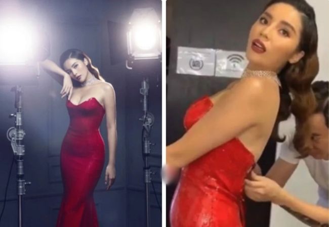 Khác biệt ảnh tự đăng và được “tag: Ngân 98 bị cho photoshop quá đà